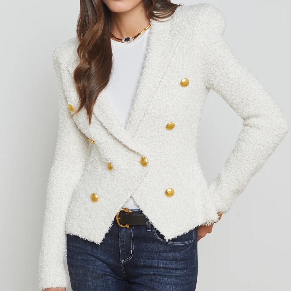L’AGENCE Bethany Knit Blazer XXL NEW WITH TAGS!